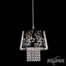 Oxid żyrandol lampa wisząca 1x40W G9 230V czarny